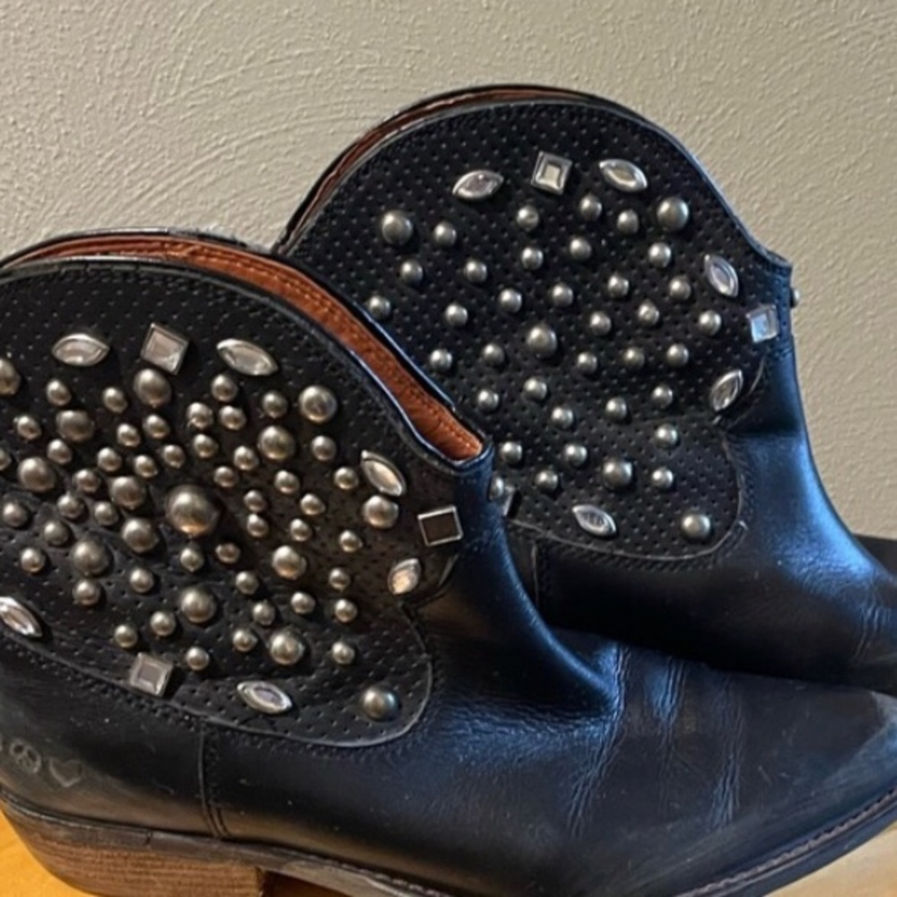 Lucky Brand Studded Ankle Boots